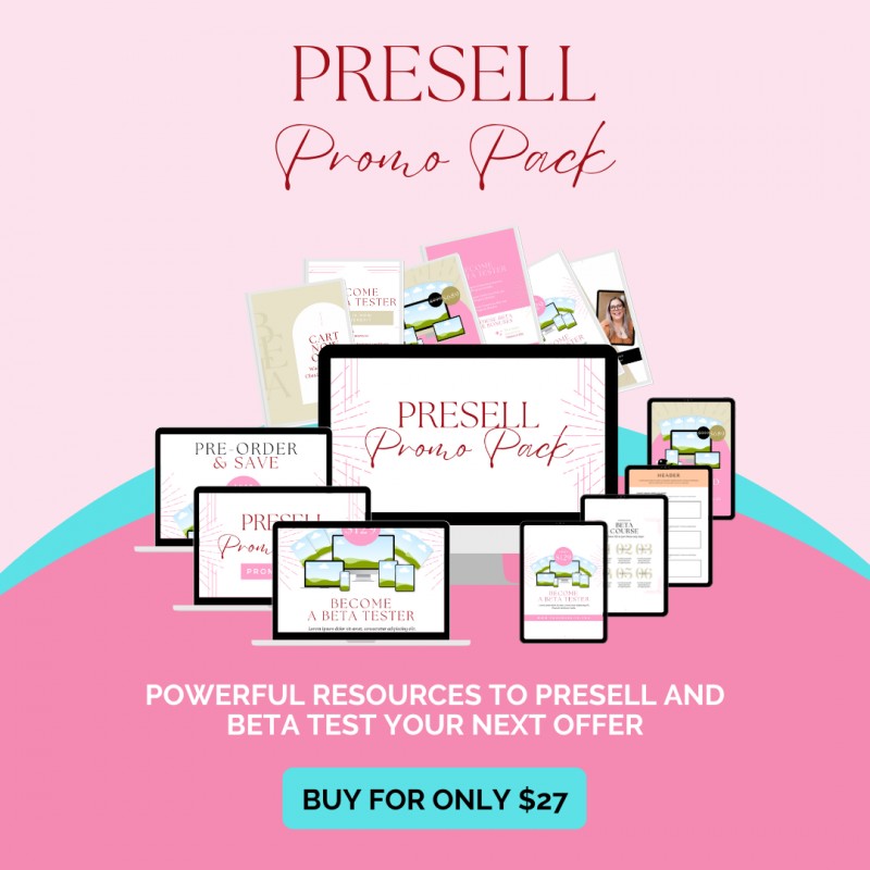 Presell Promo Pack