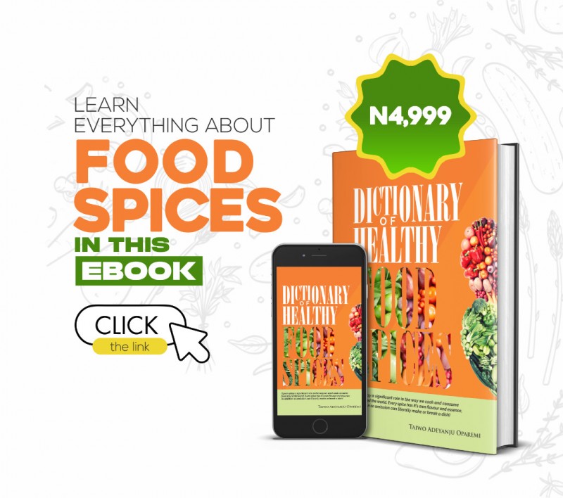 Dictionary of healthy food spices
