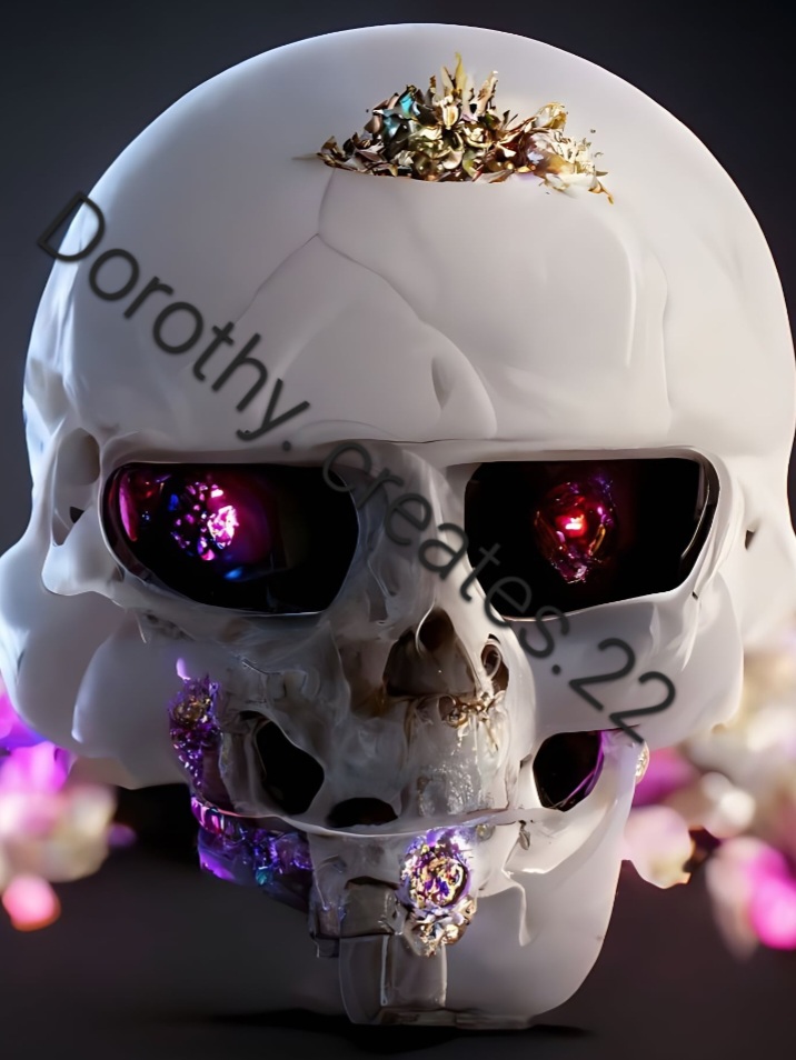 'The Gem Skull' Downloadable Digital Art