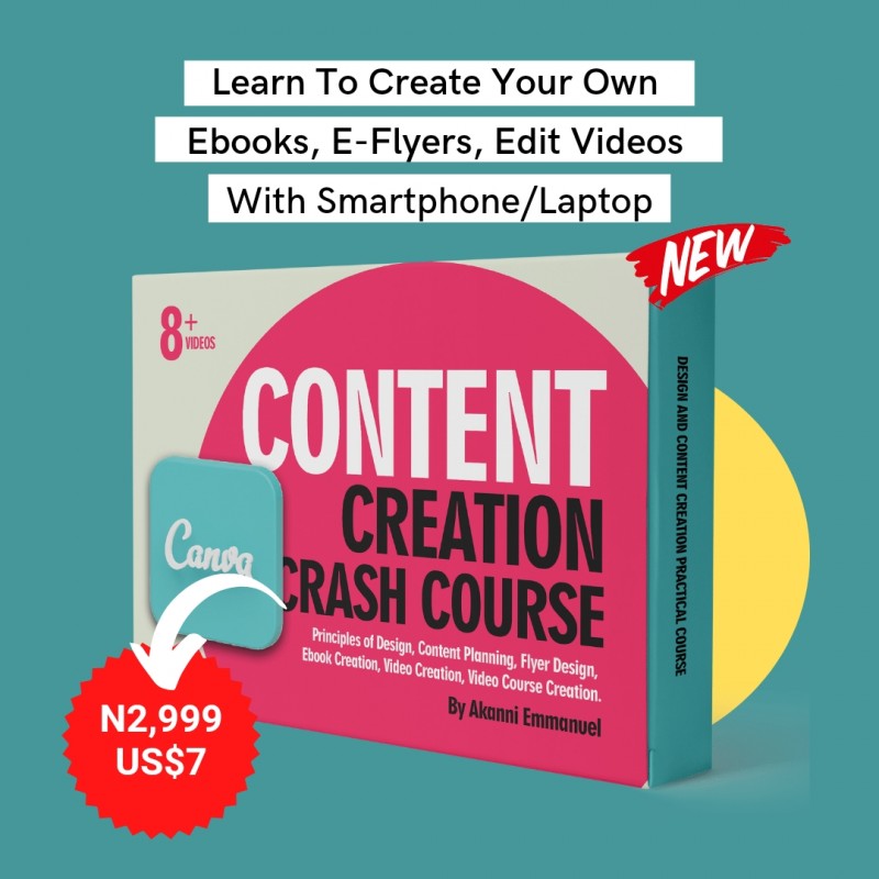 Graphic Design, Content Creation and Strategy Course