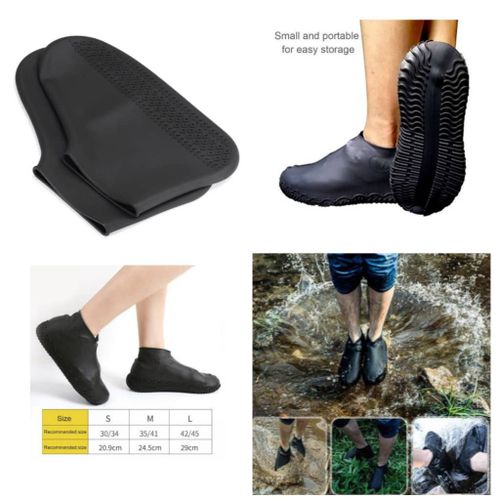 Elastic silicone shoe cover