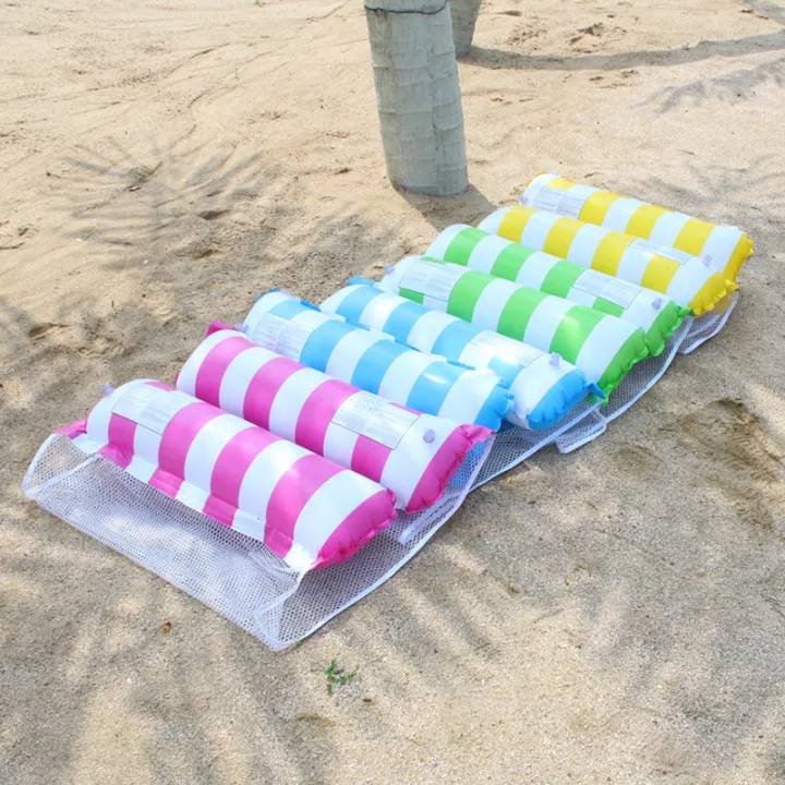 Inflatable pool mats