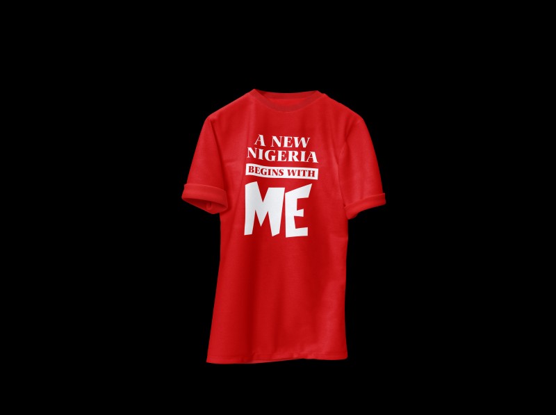 A New Nigeria Begins With Me t-shirt