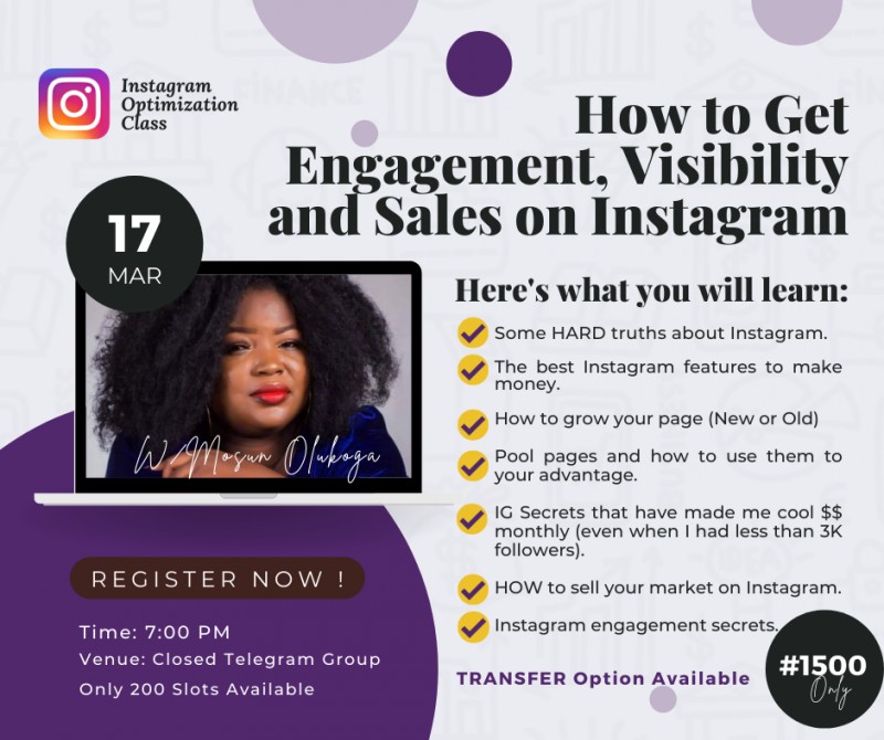 How to Get Visibility, Engagement and Sales On Instagram