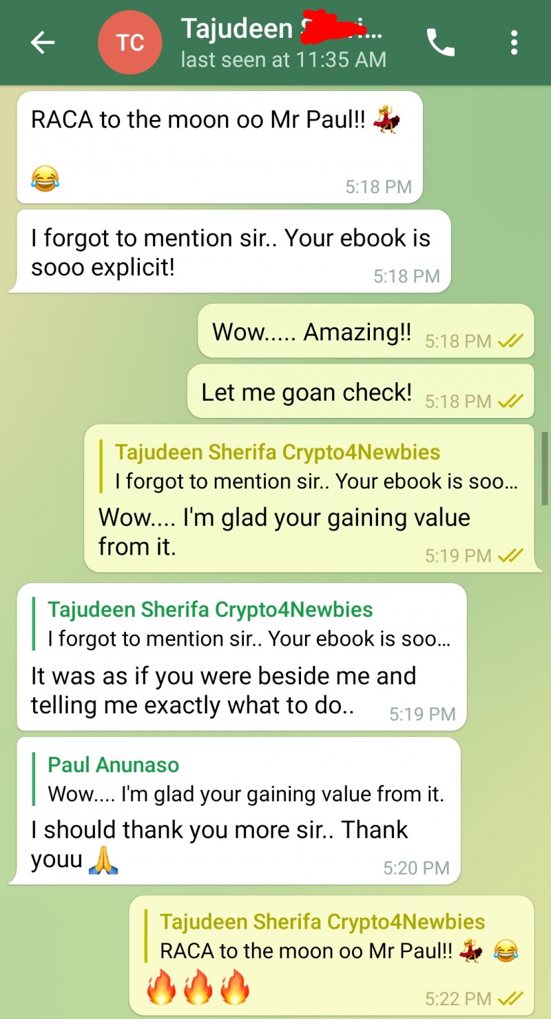Customer review 1
