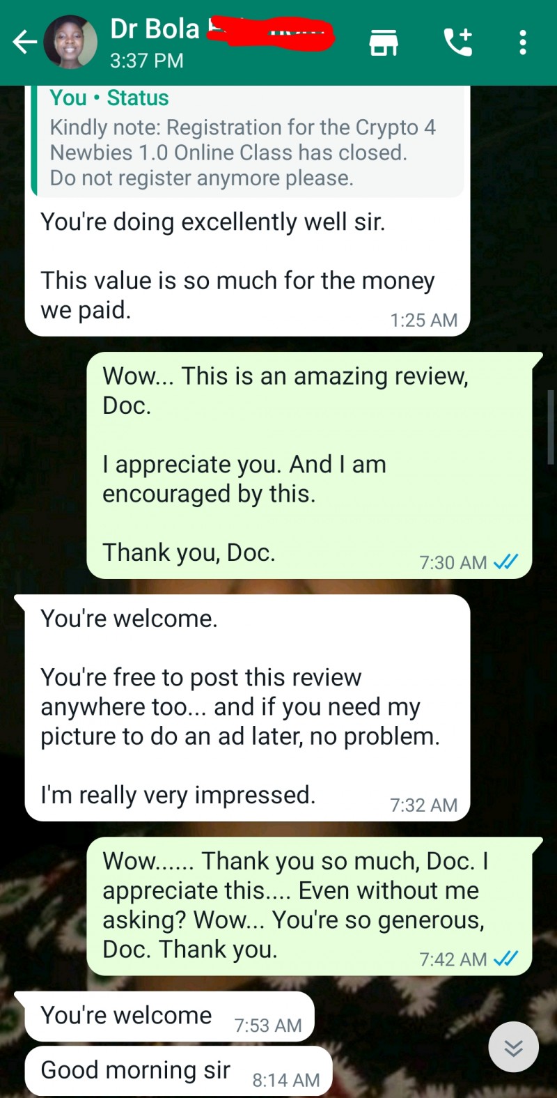 Customer review 2
