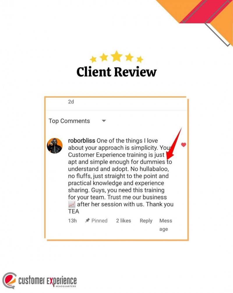 Customer review 1