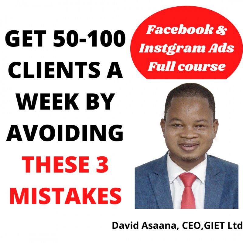 FACEBOOK & AND INSTAGRAM ADS TRAINING-FULL COURSE