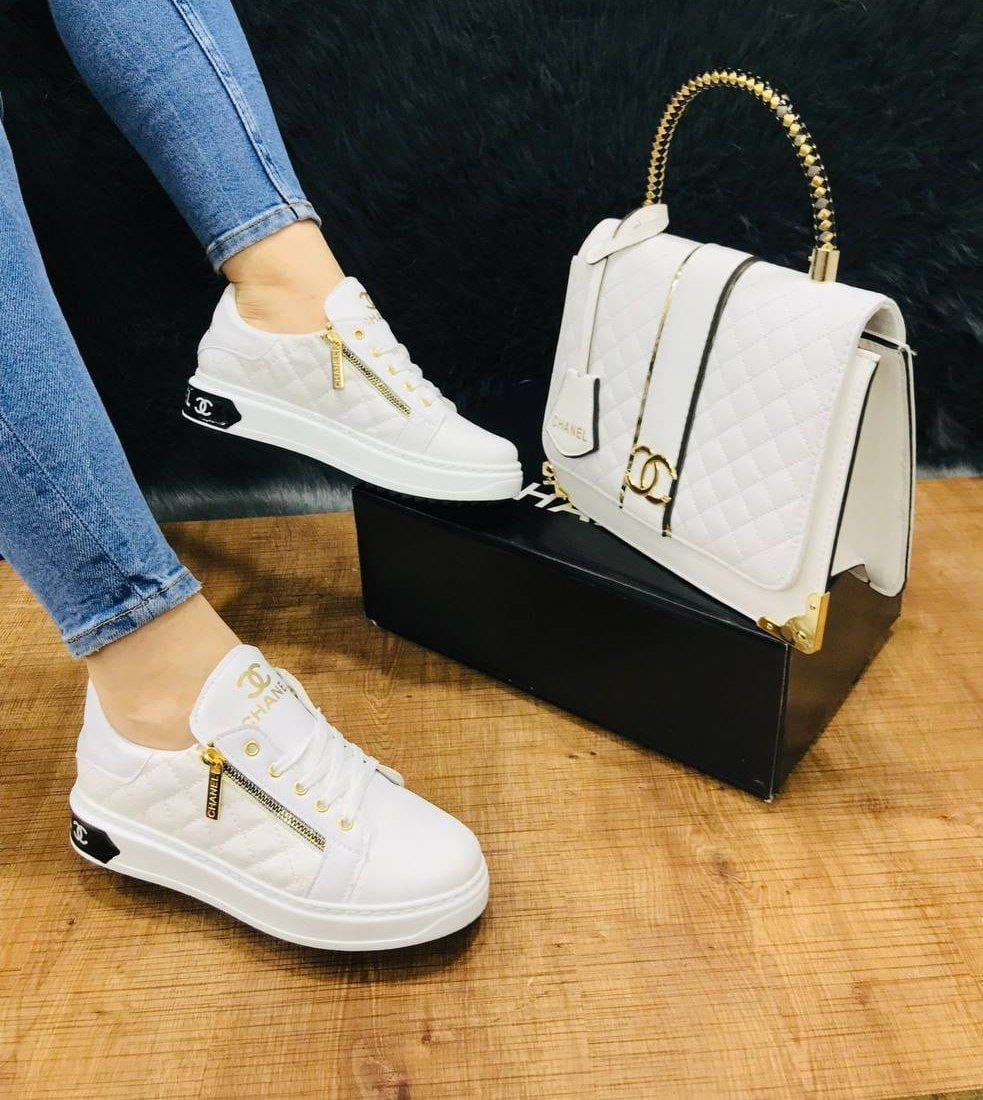 Quality Ladies Chanel Sneakers and Bag