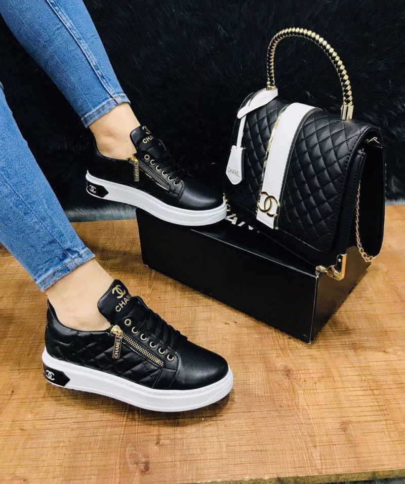 Quality Ladies Chanel Sneakers and Bag