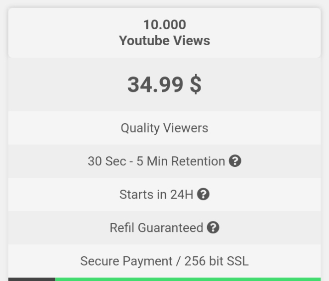 10,000 YOUTUBE VIEWS