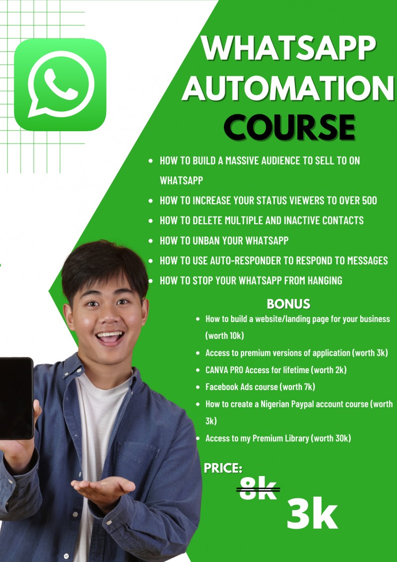 WHATSAPP AUTOMATION COURSE
