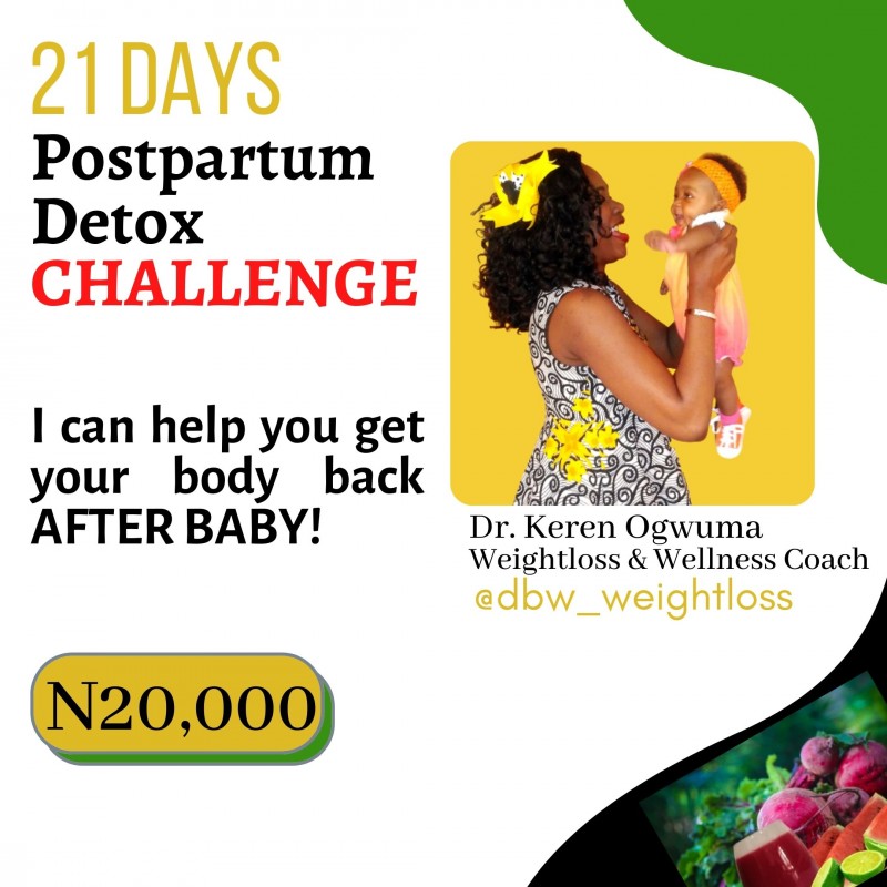 21 DAYS POST-PARTUM DETOX CHALLENGE