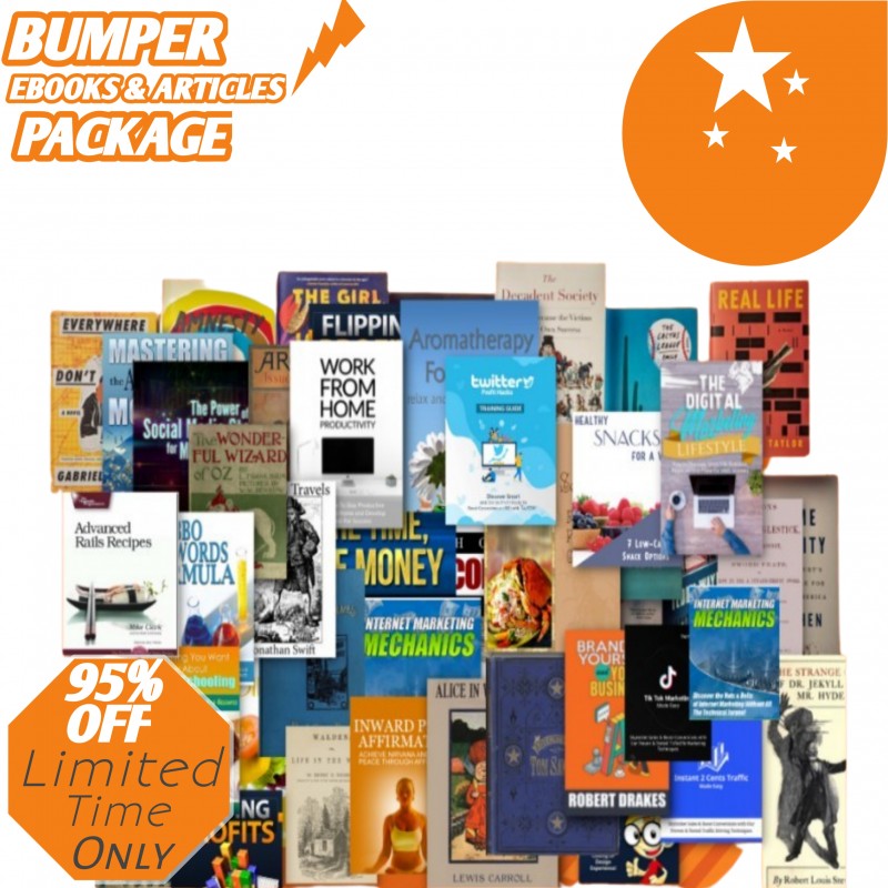 Buy BUMPER EBOOKS AND ARTICLES PACKAGE by EltKia on Selar