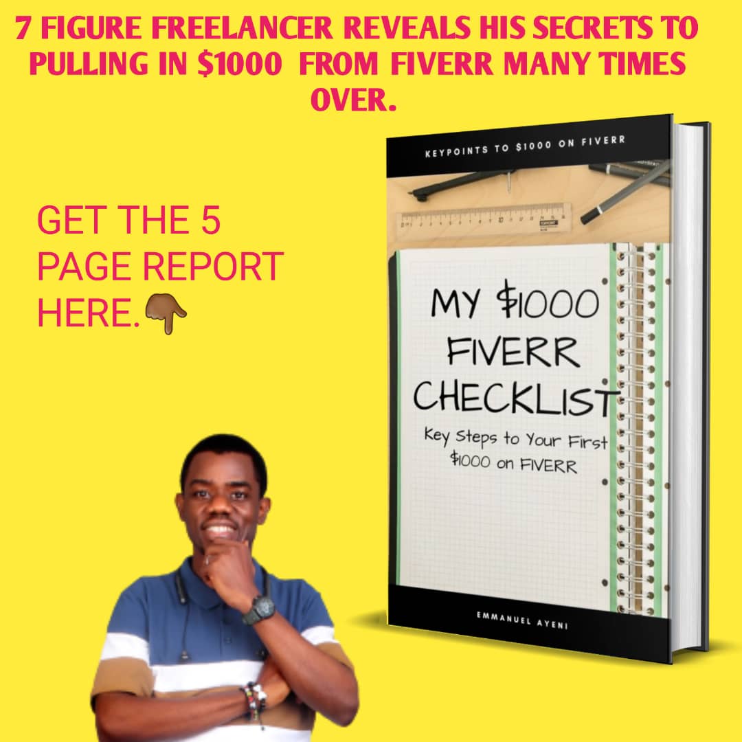 THE $1000 FIVERR CHECKLIST