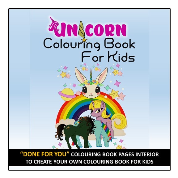 Unicorn Colouring Book For Kids - Volume 2: Great Gift For Girls And Boys Who Love Unicorns - Ages 2-8 - DONE FOR YOU, READY TO UPLOAD AND PRINTABLE