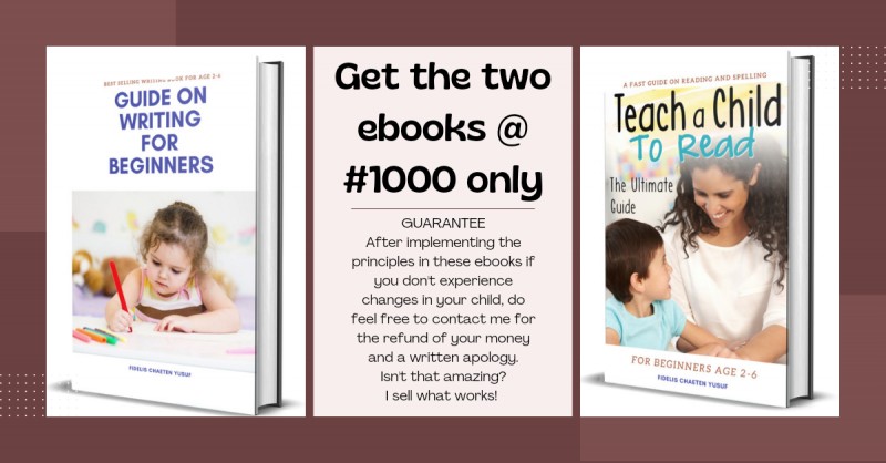 Guide on writing, reading, speaking and spelling for beginners ages 2-6