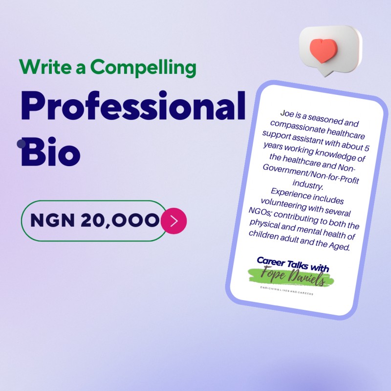 Professional Bio (Profile) Writing