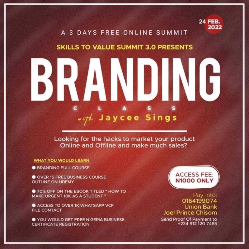 BRANDING CLASS