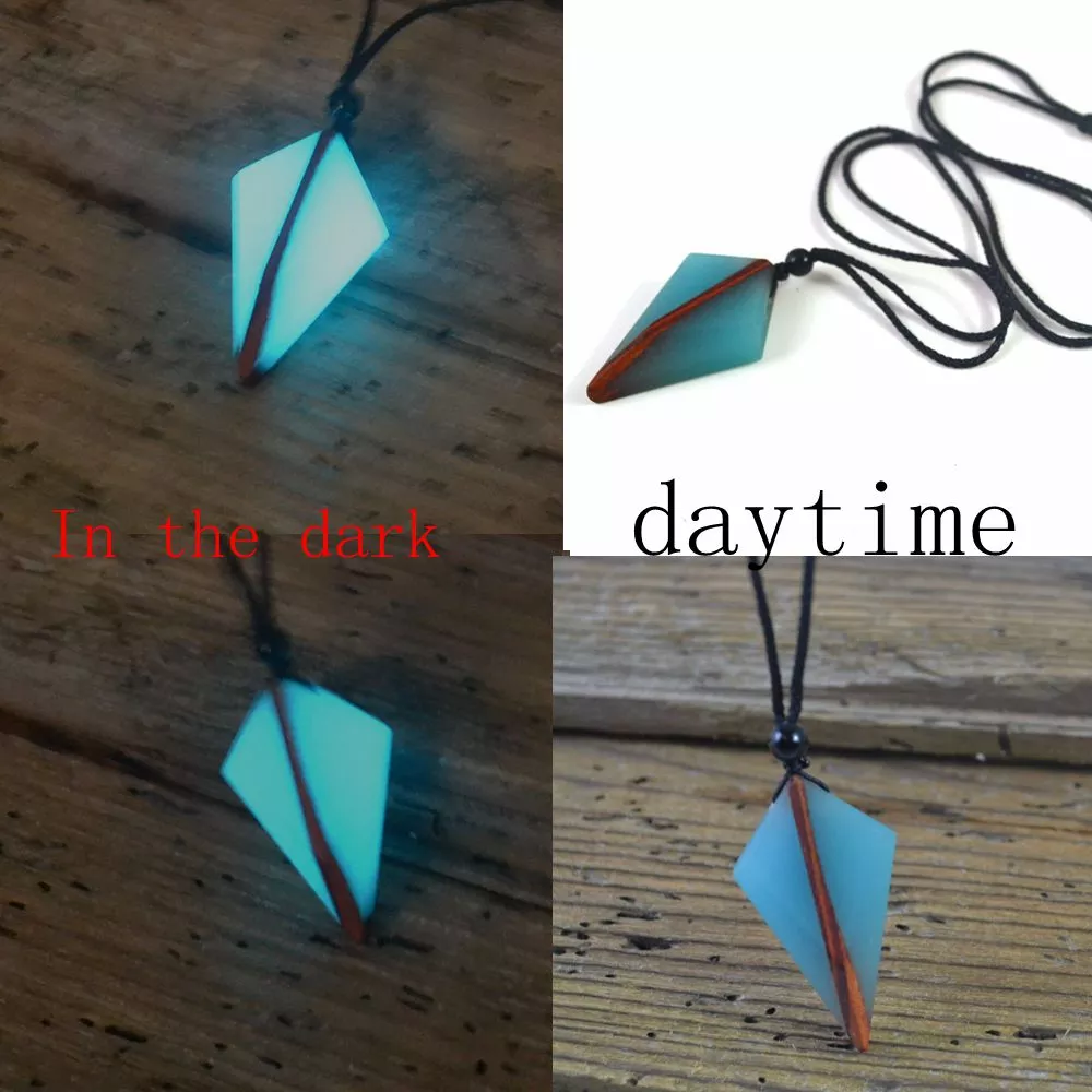 Unisex Luminous Stone Necklace