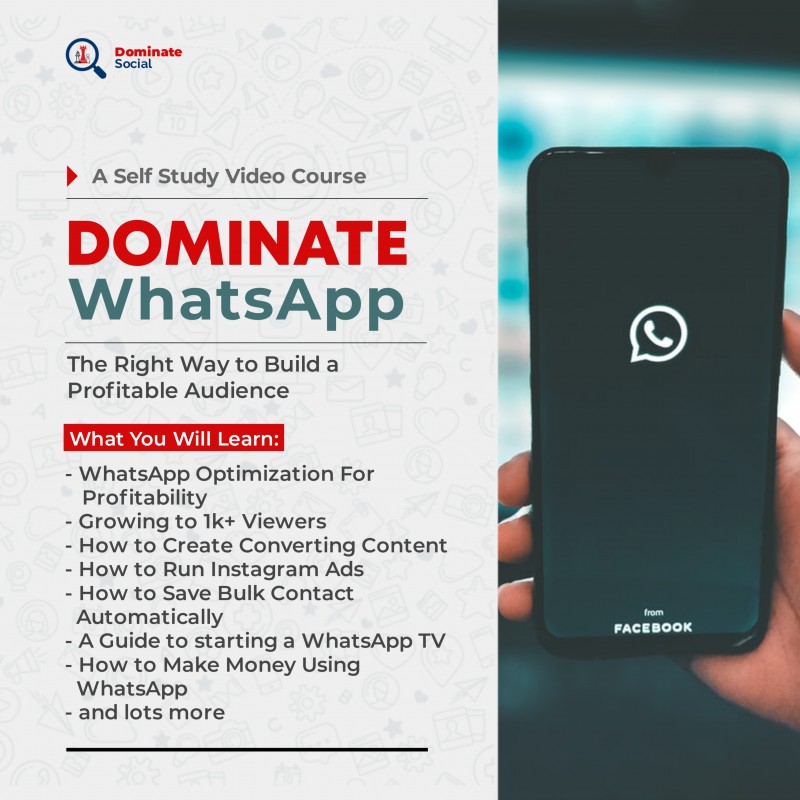 Dominate WhatsApp