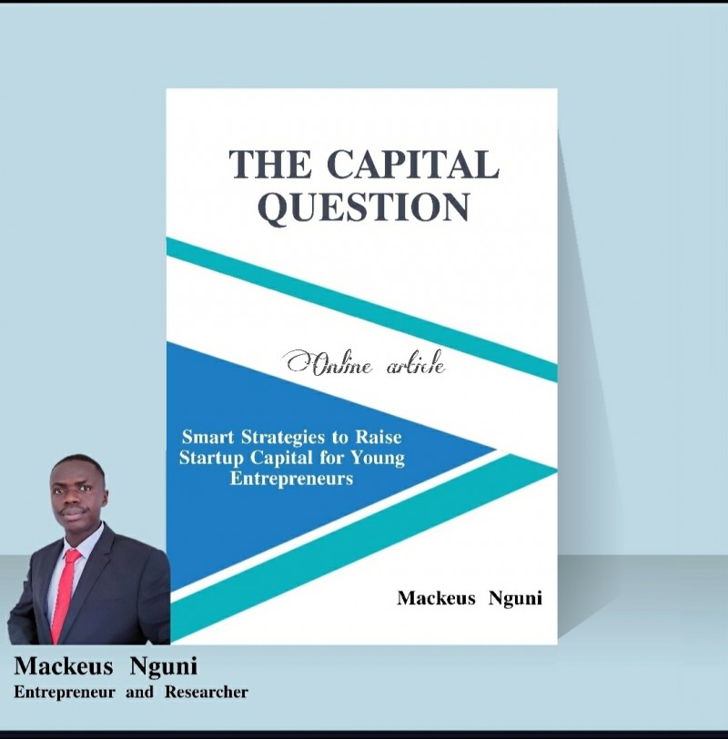 THE CAPITAL QUESTION: SMART STRATEGIES TO RAISE STARTUP CAPITAL FOR YOUNG ENTREPRENEURS