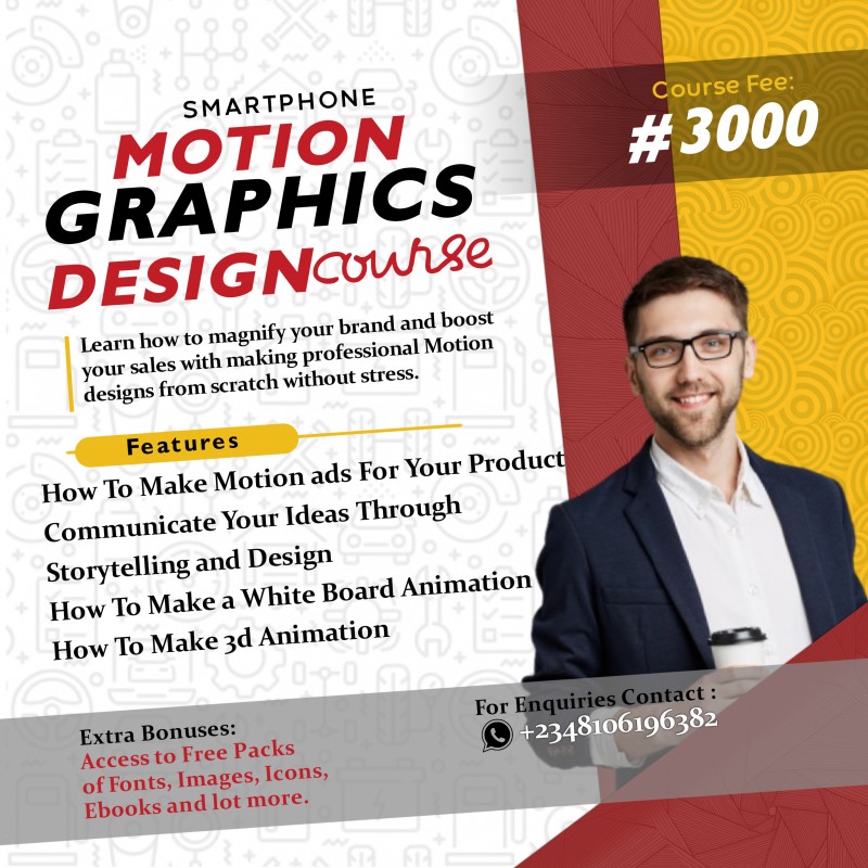 Smartphone Graphics Design Course Buy Learn smartphone graphics design, video editing etc by Momodu Peter ...