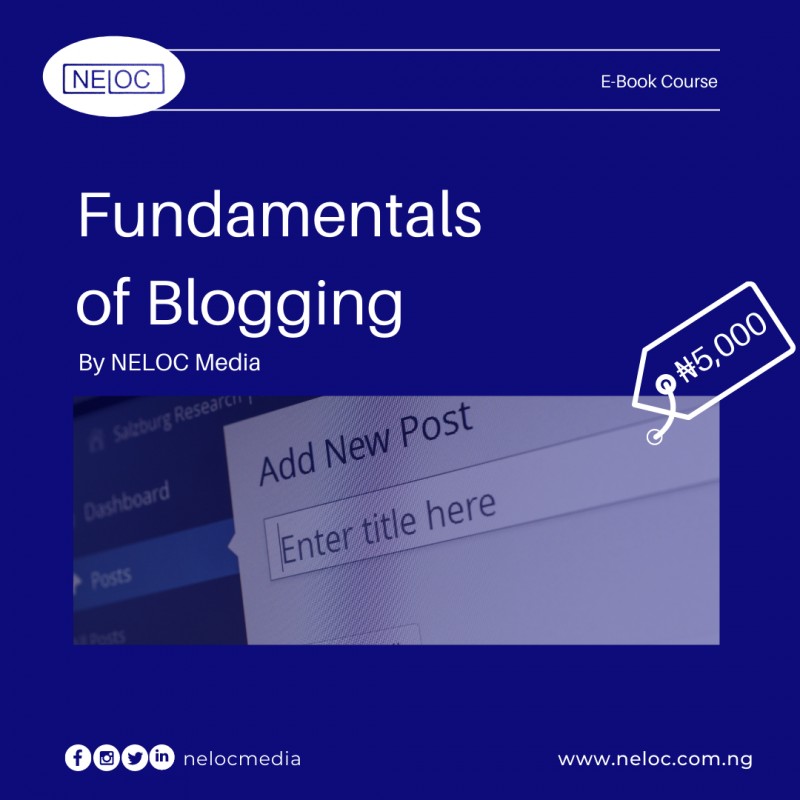 Fundamentals of Blogging