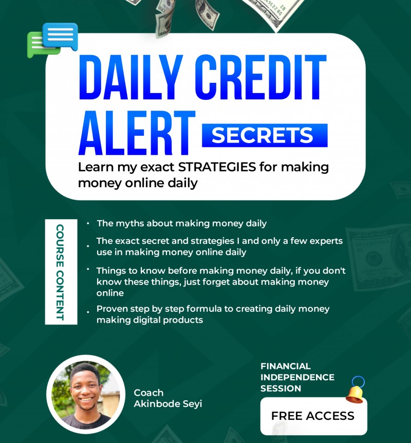 Buy Daily Alert Secret Master Class by Akinbode Seyi on Selar