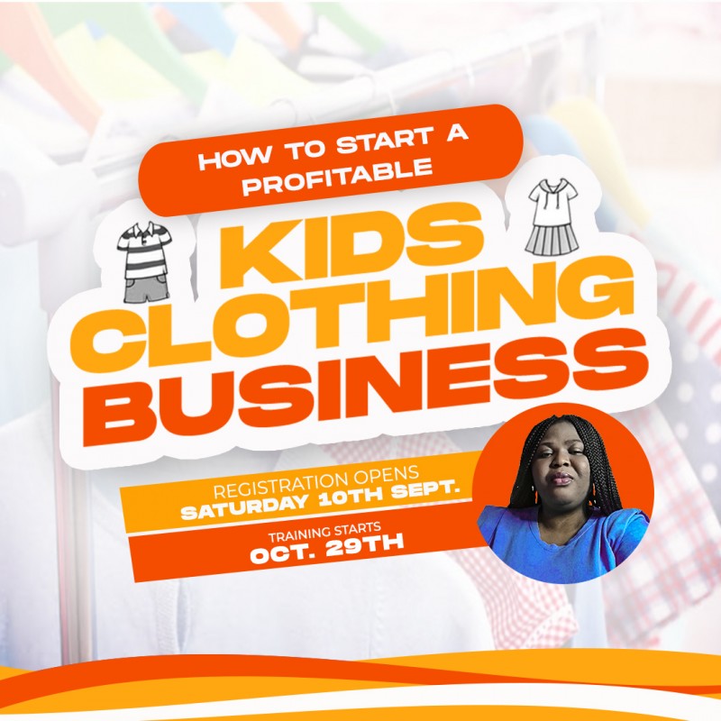 The Profitable Kids Clothing Business [Training + 2 Months Support]