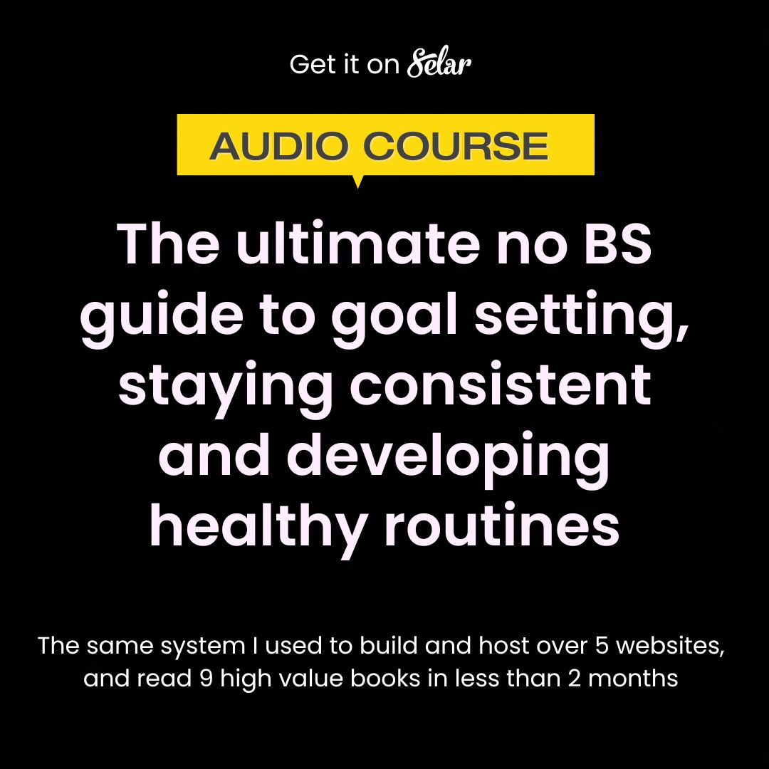 Buy Ultimate No BS guide to goal setting, consistency and healthy