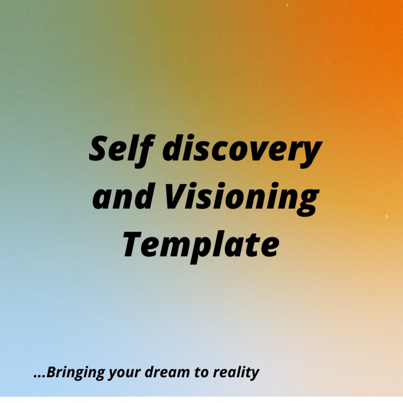 Self Discovery & Visioning Template