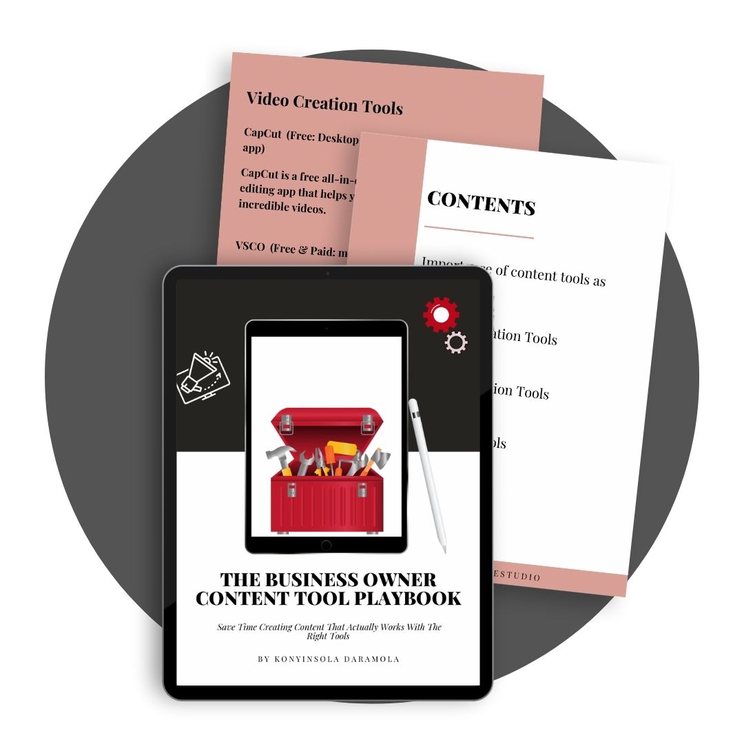 The Business Owner Content Tool Playbook