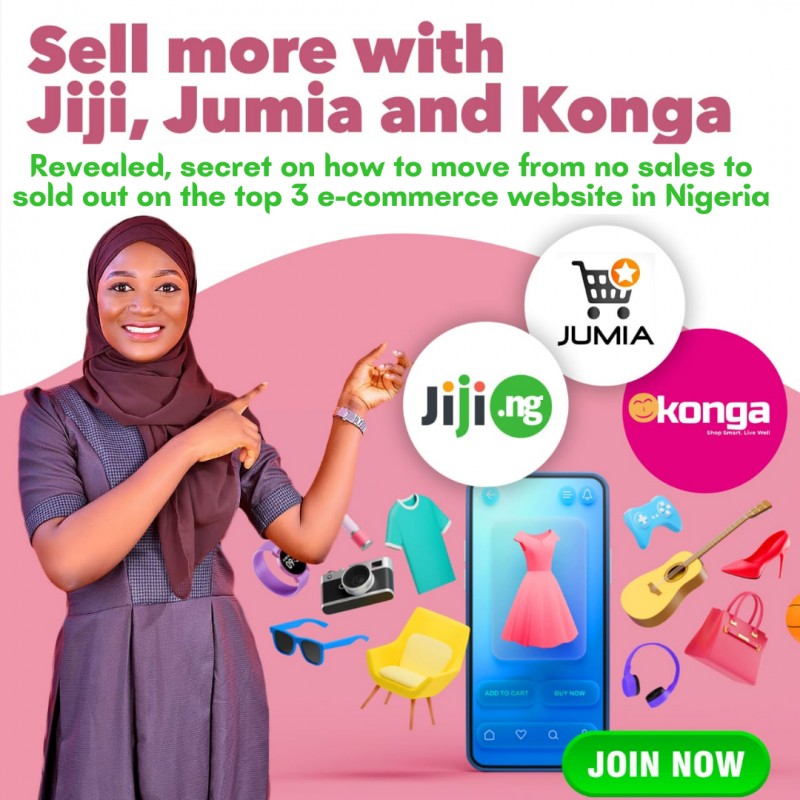 SELL MORE WITH JIJI, JUMIA AND KONGA