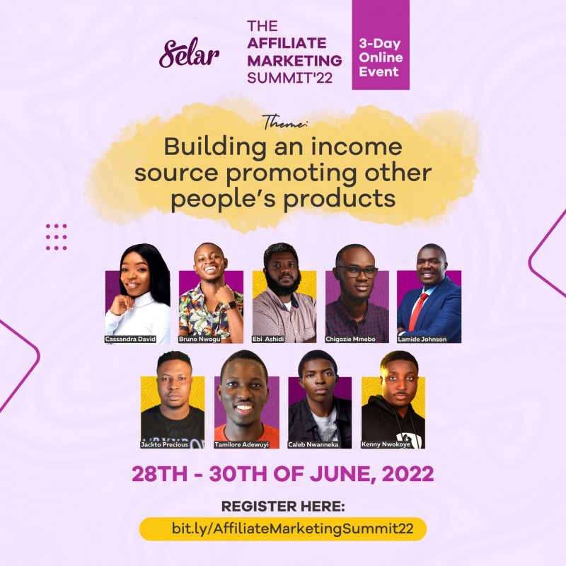 Selar Affiliate Summit - Replay - Learn about Affiliate Marketing