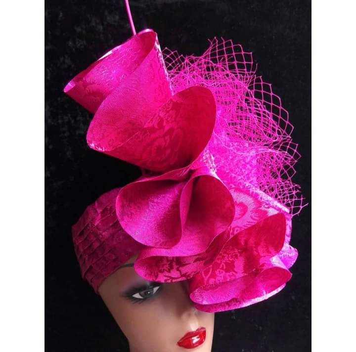 MISS DIVA FASCINATOR CAP