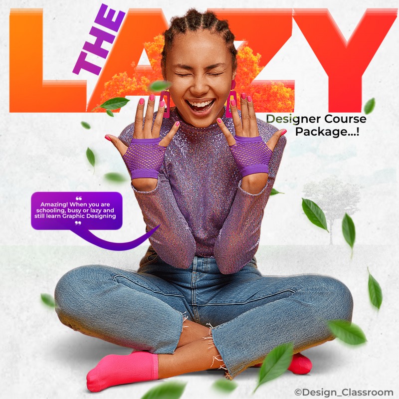 Buy THE LAZY DESIGNER COURSE PACKAGE by Godlove Njiwi on Selar