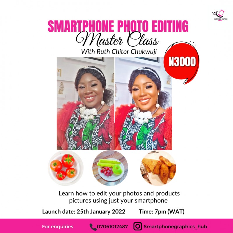 Smartphone Photo editing course