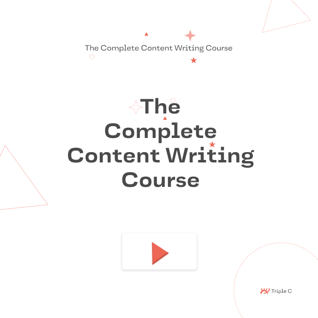Buy The Complete Content Writing Course by Triple C on Selar