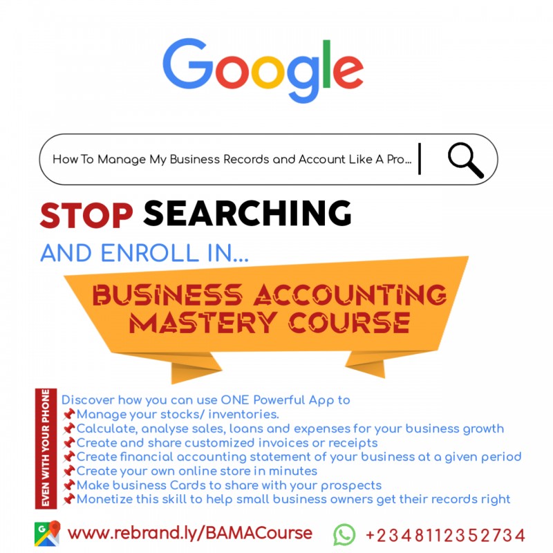 Business Accounting Mastery Course (Account Now Now)