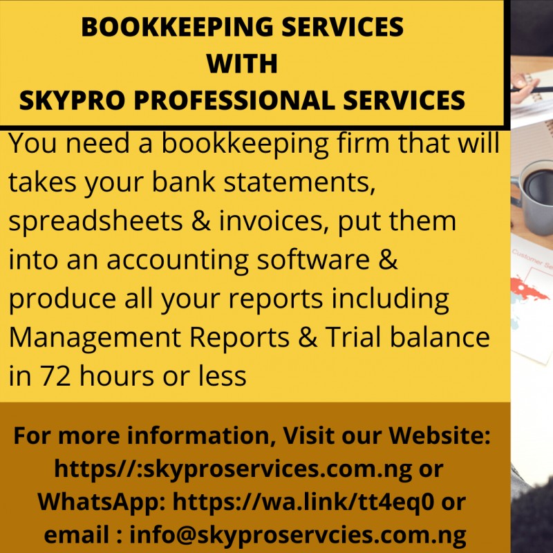 Accounting and Bookkeeping services