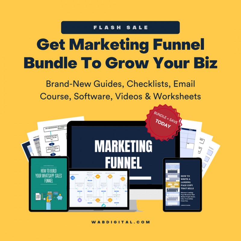 Buy Marketing Funnel Bundle by WAB DIGITAL on Selar