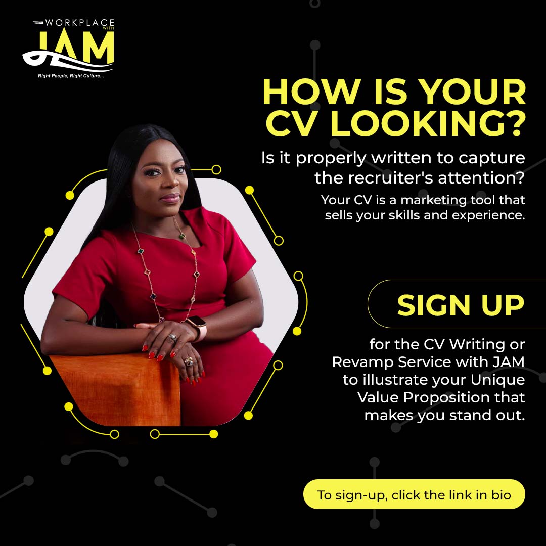 WorkplacewithJAM CV Writing/Revamp Service