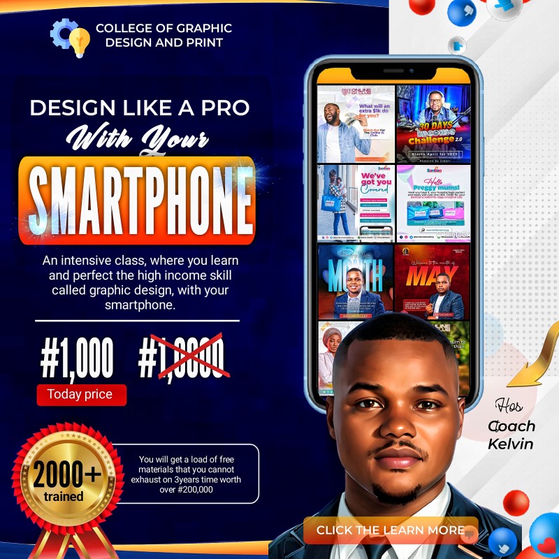 Amazing Graphic designs on smartphone