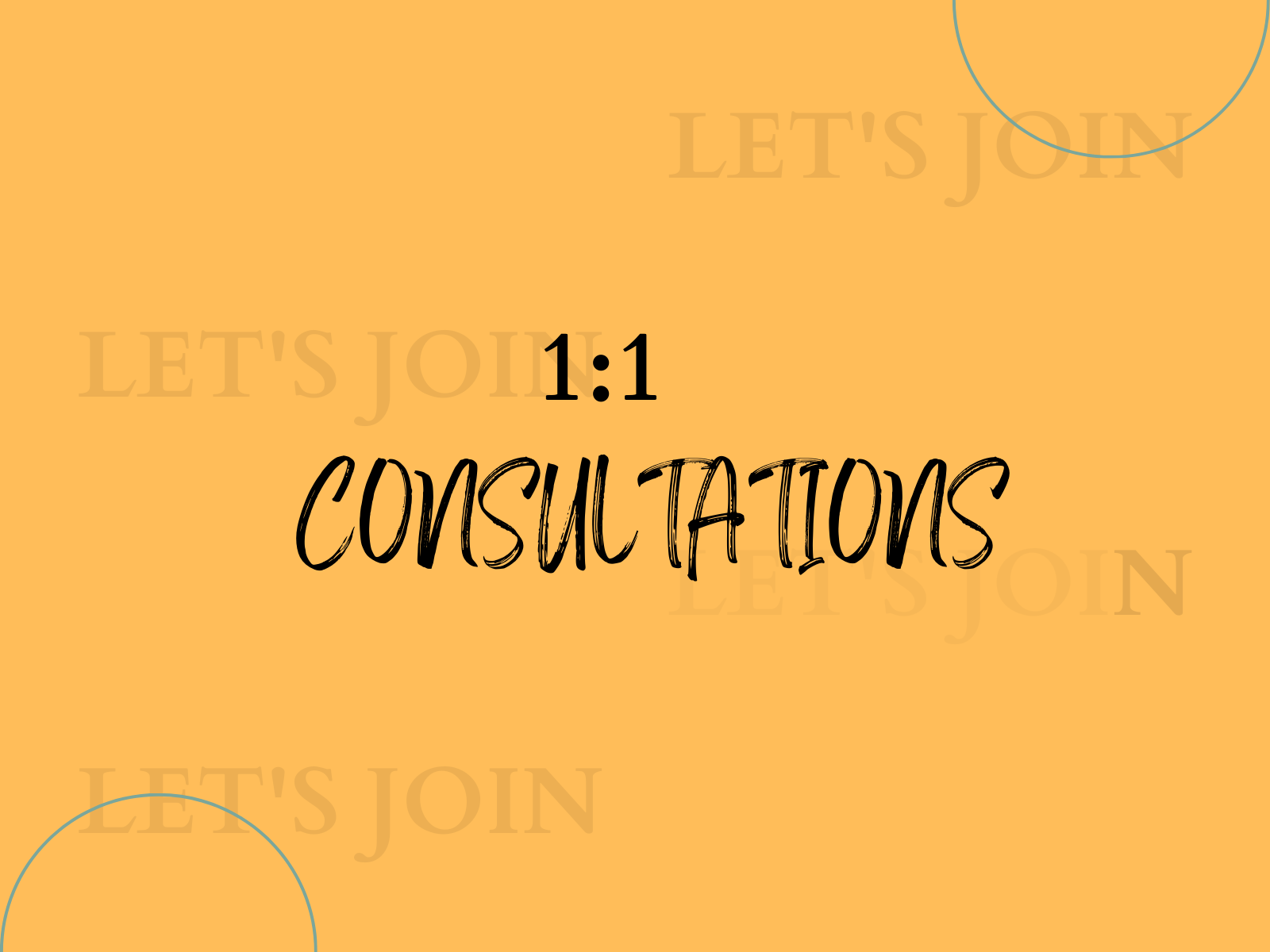 1.1 CONSULTATIONS (1 HOUR)