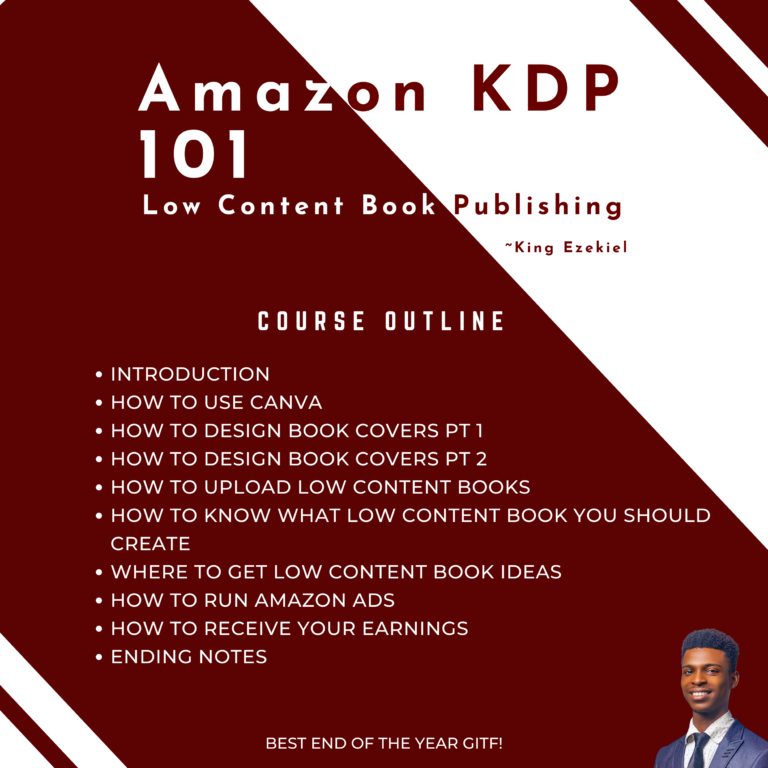 Buy AMAZON KDP 101 Low Content Book Publishing by 7FigureBossAcademy on ...