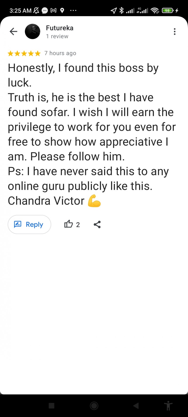 Customer review 6