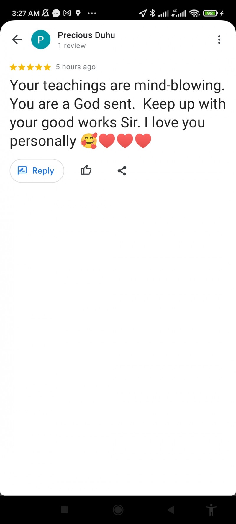 Customer review 12