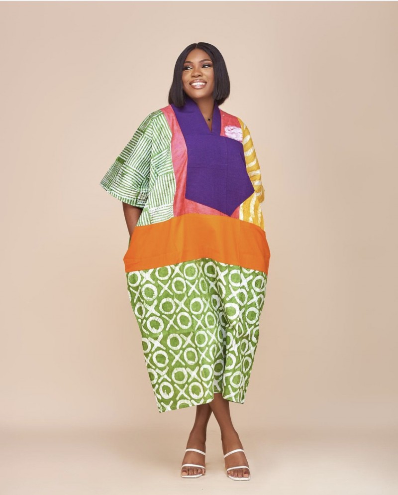 Gel Regolabile Aso Oke – Accessorio Artigianale In Cotone Nero, Donne