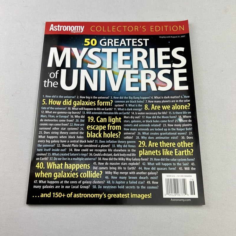 50 Greatest Mysteries of the Universe